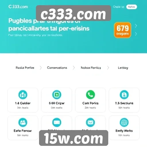 novas funcionalidades do site c333.com em destaque